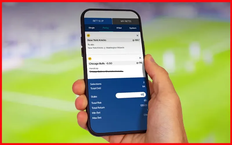 Thua vé vì một kèo sảy chân trong cược xiênAlt: Rủi ro thua toàn bộ vốn khi chơi kèo xiên bóng đá